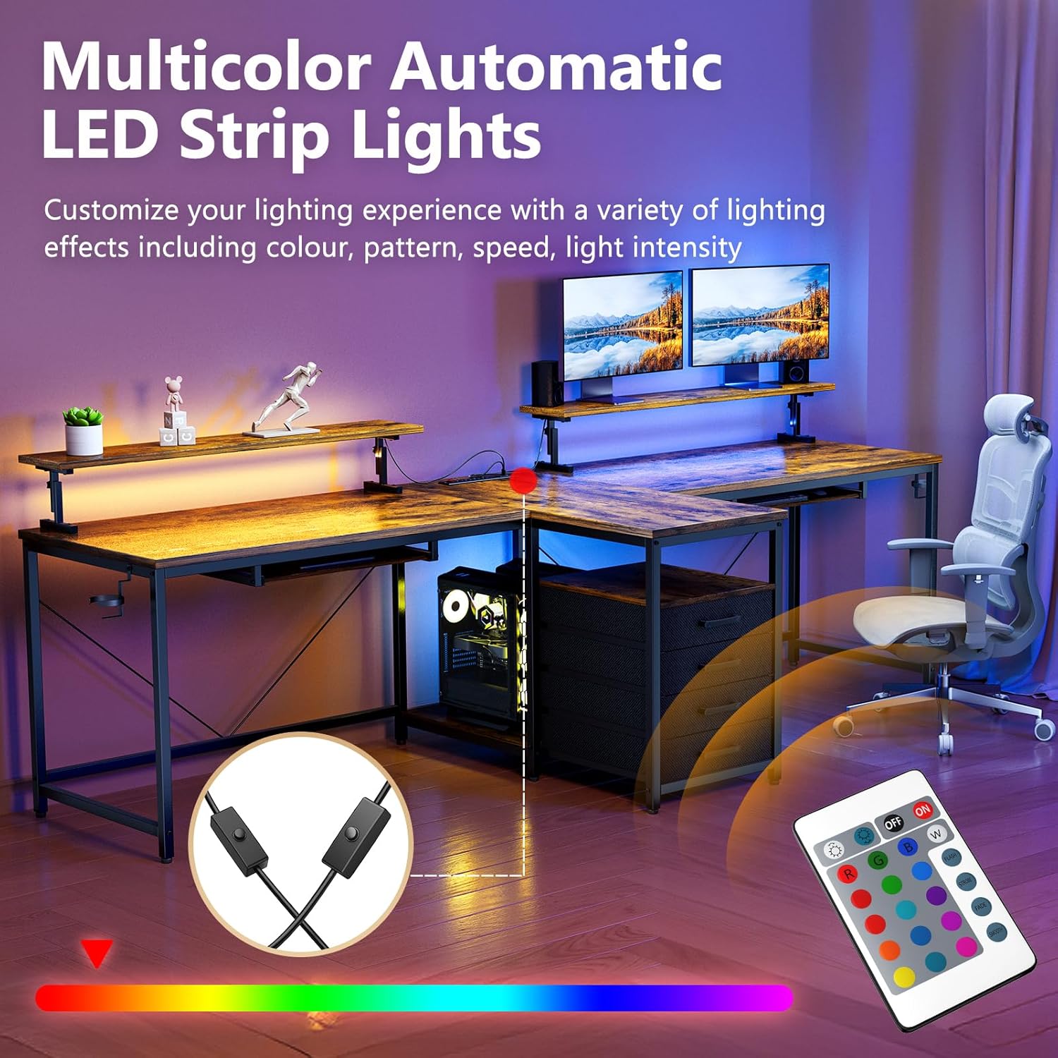 domicon l shaped desk